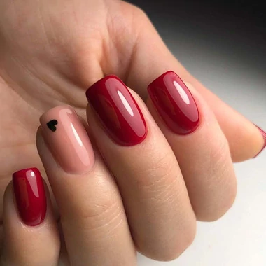 Гель-лак Kira Nails №040 темно-красный 6 мл (979040) - Фото №4