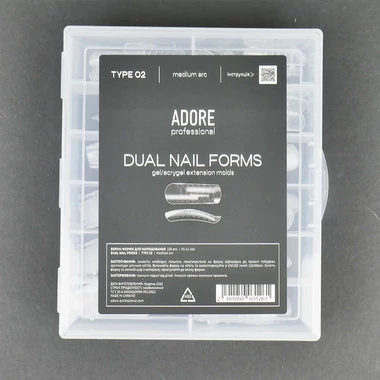 Многоразовые верхние формы для наращивания Adore Type 2 120 шт (2101050031261) - Фото №4