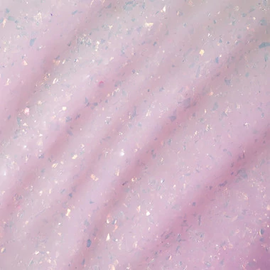 Гель F.O.X Shine Gel Flakes №001 светло-розовый с поталью 15 мл (SnG-F1) - Фото №2