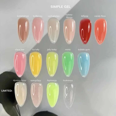 Гель для наращивания GA&MA Simple gel №033 цветочный 30 мл (7702353) - Фото №3
