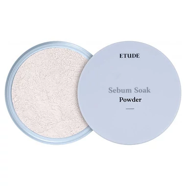 Пудра Etude Sebum для лица минеральная матирующая рассыпчатая Soak Powder 5г - Фото №2