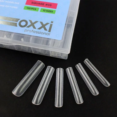 Верхние формы OXXI Easy Extension Nail Forms 5 Square (000002932) - Фото №3