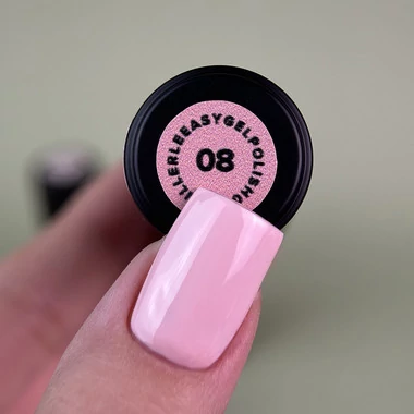 Гель-лак Siller EASY №008 One-ster gel polish однофазный персиково-бежевый 8 мл (НФ-00020718) - Фото №2