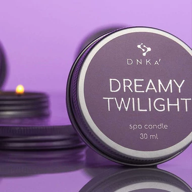 Массажная спа свеча для рук DNKa Dreamy Twilight 30 мл (SPADNKA-3) - Фото №2