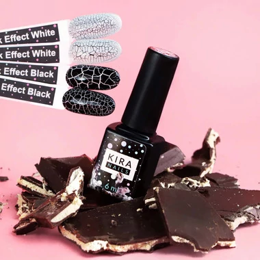 Гель-лак KIRA Nails Crack Effect White белый для кракелюра 6 мл (457002) - Фото №3