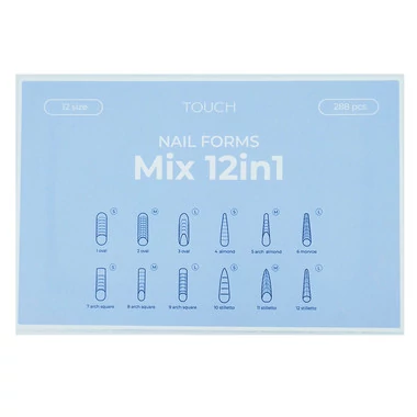 Верхние формы TOUCH Mix 12in1 + mold 288 шт (2230000022964) - Фото №4