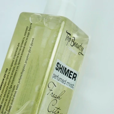 Спрей TOP BEAUTY ароматизированный с шиммером для тела Fresh Citrus 125 мл - Фото №2