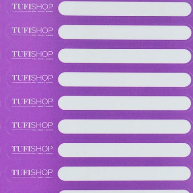 Наклейки для типсы Tufishop сиреневые 1 лист - Фото №2