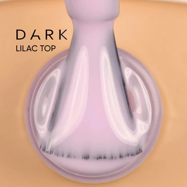 Топ Dark Lilac Top без липкого слоя, с UV фильтрами лиловый 10 мл (DLilacTop10) - Фото №2