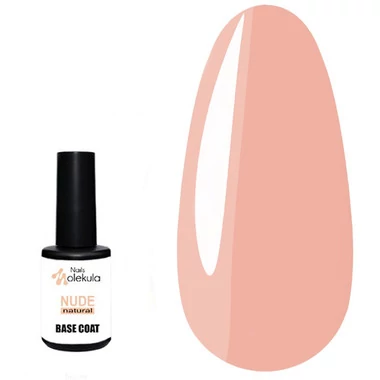 Камуфлирующая база MOLEKULA Base Nude natural бежевая 12 мл (ML1208) - Фото №2