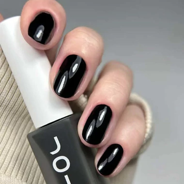 Лак для ногтей Nail care polish 4in1 JOIA vegan 10 черный 8 мл (102237) - Фото №3