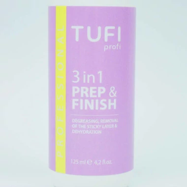 Жидкость для обезжиривания, снятия липкого слоя и дегидрации TUFI profi PREMIUM 3 in1 Prep and Finish 125 мл (0133013) - Фото №8