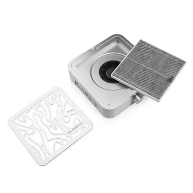 Вытяжка MUSSON X2 SILVER на 72 вт. для маникюра и педикюра - Фото №3