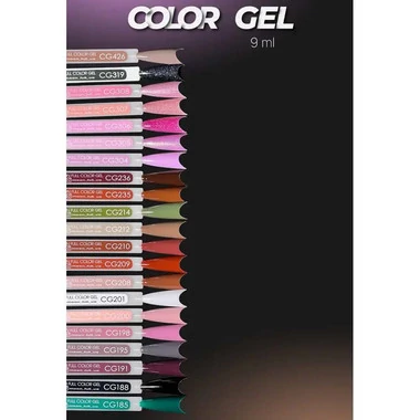 Гель-лак MOON FULL Color Gel Polish №CG209 темно оранжевый 9 мл (5905123026874) - Фото №2