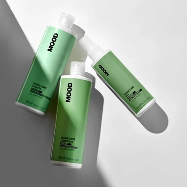 Расслабляющий шампунь для всех типов волос Mood Veggie Care Relaxing Shampoo 400 мл  (8050327688803) - Фото №2