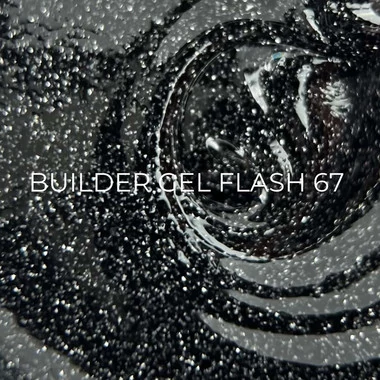 Гель для наращивания светоотражающий Edlen Flash Builder gel №67 ночное сияние 15 мл (4000361271) - Фото №2