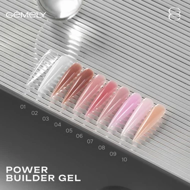 Гель для наращивания GEMELY Power Builder Gel №02 молочный 30 мл (7703545) - Фото №3