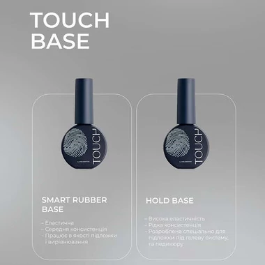 База для ногтей Touch Smart Rubber Base каучуковая 30 мл (2230000031430) - Фото №2
