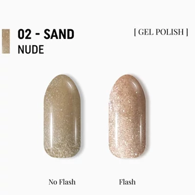 Гель-лак ADORE Cat`s Eye Nude Sand E-02 песочно-бежевый 8 мл (5906935703632) - Фото №2