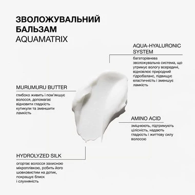 Бальзам Triology Aquamatrix Moisturizing Conditioner для увлажнения всех типов волос 200 мл (2322) - Фото №3