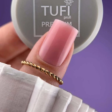 Гель для наращивания TUFI profi Builder Gel UV/LED 21 Cover 15ml - Фото №5