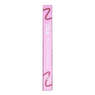 ZOLA Карандаш гелевый для губ 102 Nude Blush нюдово-розовый (06128) - Фото №5