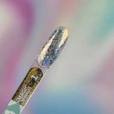 Сухие блестки для ногтей YouAreCute Magic Sparkles бежевые №1 0,2 г (469-4470) - Фото №2
