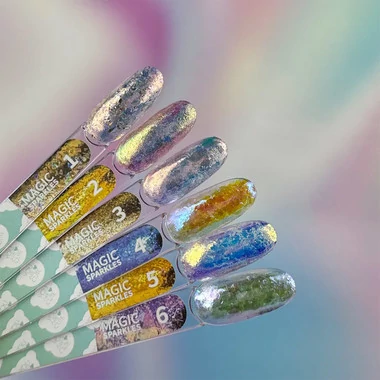 Сухие блестки для ногтей YouAreCute Magic Sparkles бронзовые №3 0,2 г (469-4472) - Фото №4
