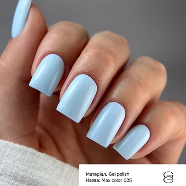 Гель-лак GÉMELY  Max color №25 м’ятно-блакитний  10 мл (7704196) - Фото №2