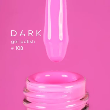 Гель-лак Dark №108 розовый 10 мл (DGP10810) - Фото №2
