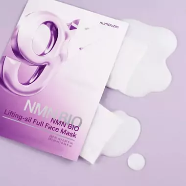 Маска ліфтингова  для обличчя з коензимом No.9 NAD+ BIO Lifting-sil Full Face Mask, 26 мл - Фото №5