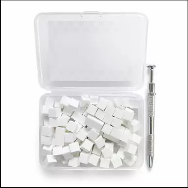 Скретч-ручка для маникюра F.O.X Ombre Box For Nails с набором губок (5905358712900) - Фото №3