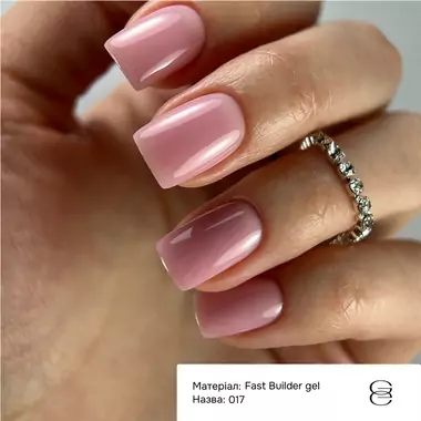 Гель для нарощення GEMELY Fast Builder  Gel №17 ягідний 30 мл ( 7704096) - Фото №2