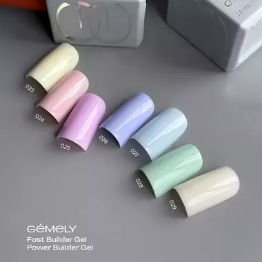Гель для нарощування GEMELY Fast  Builder Gel №029 айворі 30 мл (7704467) - Фото №3