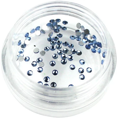 Стразы Nila  Light Sapphire в баночке SS3 100 шт (2058)