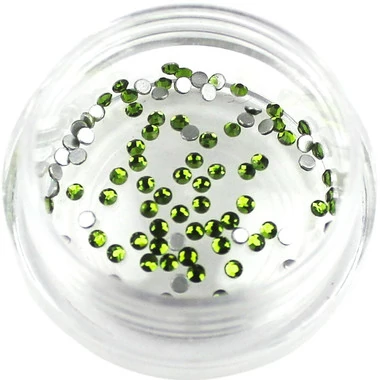 Стразы VIVA Olivine в баночке SS3 100 шт