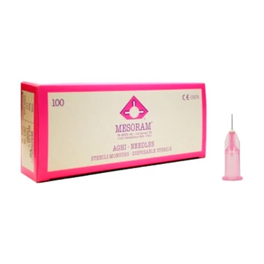 Голка для мезотерапії MESORAM 30G 0.3 х13 мм 100 шт - Фото №2