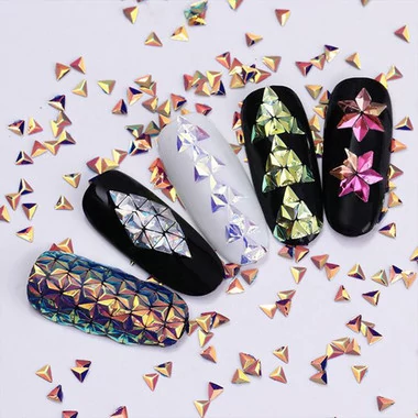 Декор в баночке Nail World 3D ромб №001, 1 г - Фото №2
