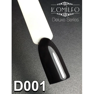 Гель-лак KOMILFO Deluxe Series №D001 черный 8 мл (111001) - Фото №2