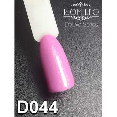 Гель-лак KOMILFO Deluxe Series №D044 светло-лиловый с шиммером 8 мл (111044) - Фото №2