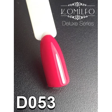Гель-лак KOMILFO Deluxe Series №D053 яркий малиновый 8 мл (111053) - Фото №2