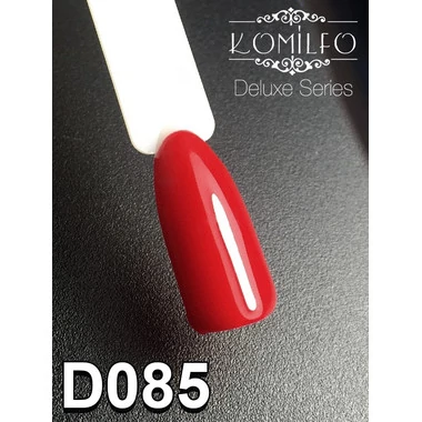 Гель-лак KOMILFO Deluxe Series №D085 малиново-красный 8 мл (111085) - Фото №2