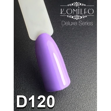 Гель-лак KOMILFO Deluxe Series №D120 сиреневый аметист 8 мл (111120) - Фото №2