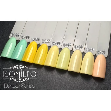Гель-лак KOMILFO Deluxe Series №D166 темно-желтый 8 мл (111166) - Фото №3
