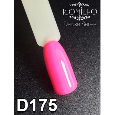 Гель-лак KOMILFO Deluxe Series №D175 насыщенный розовый 8 мл (111175) - Фото №2