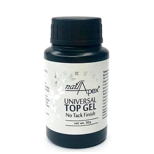 Топ NAILAPEX UNIVERSAL Top Gel No Tack Finish универсальный без липкого слоя 30 мл (TOP_30)