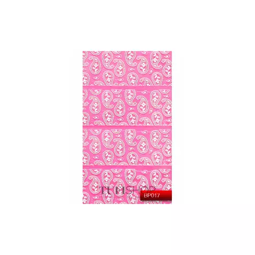Наклейки №BP017 KODI Nail Art Stickers серебро