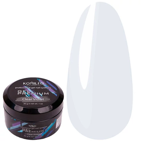Komilfo Gel Premium Clear Violet прозрачный 30 г (876035)