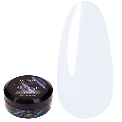 Komilfo Gel Premium Clear прозрачный 15 г (876031)