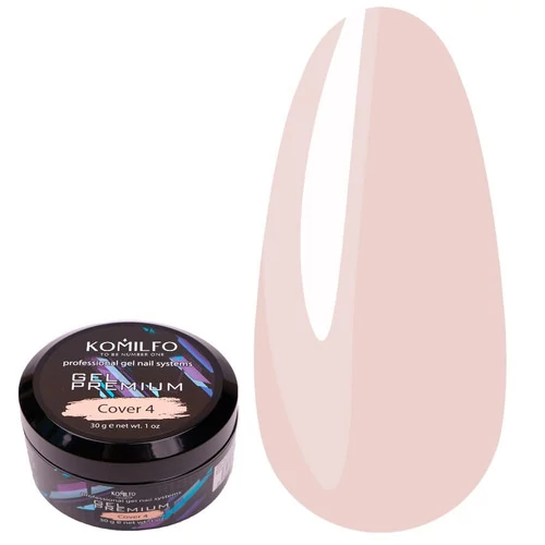 Komilfo Gel Premium Cover 4 темно-оранжевый 30 г (876059) - Фото №1